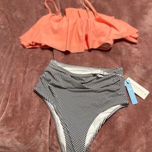 Two piece bathing suit